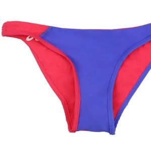 Asics Kanani Reversible Bikini Bottom - Red/Blue